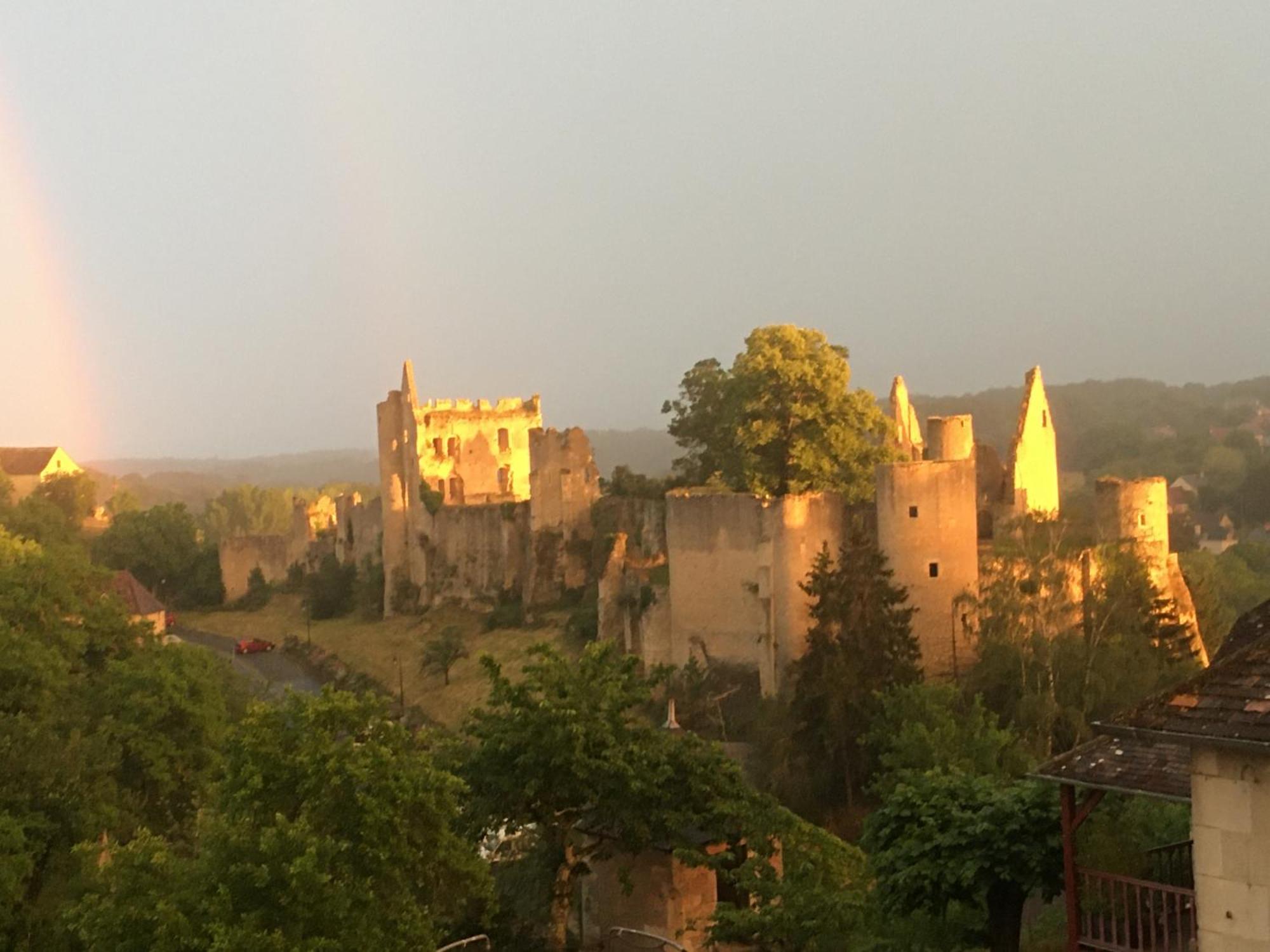 Chez Fred Avec Vue Sur Le Chateau Angles-sur-lʼAnglin Εξωτερικό φωτογραφία