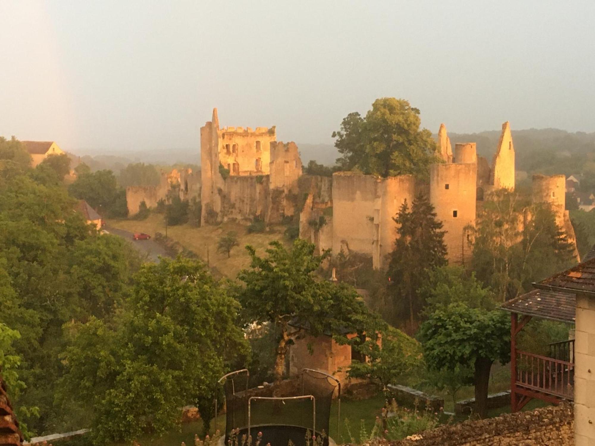 Chez Fred Avec Vue Sur Le Chateau Angles-sur-lʼAnglin Εξωτερικό φωτογραφία
